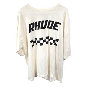 Rhude Size 2XL Men's Off White Off Road Graphic Tee